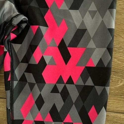 Under Armour Heat Gear Leggings, Geometric Design Size Girls Youth Large - Picture 13 of 15