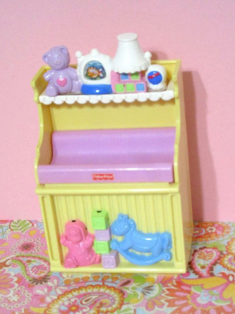 Fisher Price Loving Family Dollhouse Nursery MUSICAL Baby Changing