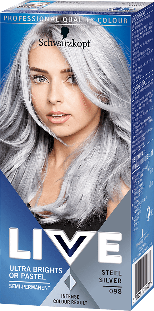 Live Ultra Bright Pastels Hair Color Permanent Dye, Paint