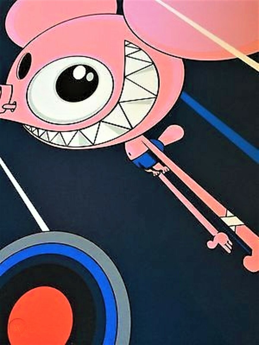DALEK aka James Marshall 'PInk Space Monkey' 2012 SIGNED Ltd