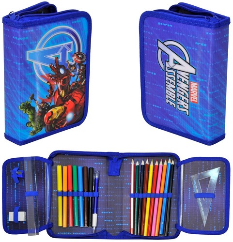 Avengers Luna Federmäppchen Federmappe Federtasche Schulmäppchen gefüllt 22 tlg. - Bild 2 von 5