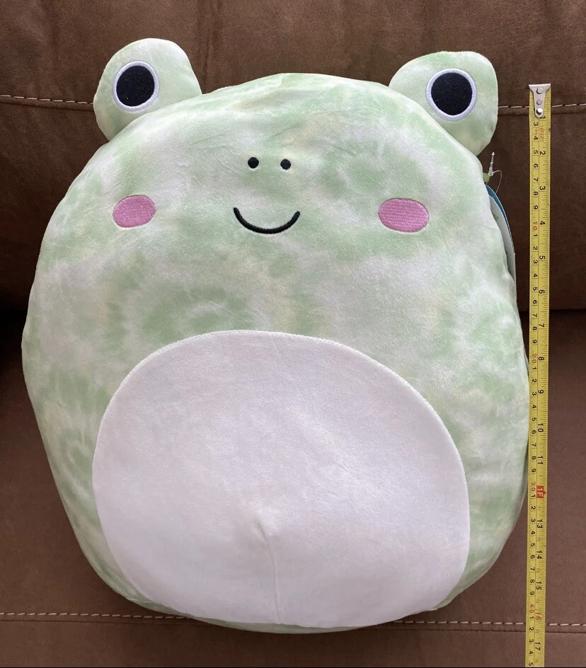 Squishmallows Wendy Frog Tie Dye 16” Green Frog 5 Year Anniversary