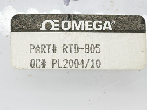 New Omega RTD-805 RTD Sensor Class A DIN Platinumm 100R 100OHM 230C - Picture 2 of 6