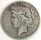 1927-D Peace Silver Dollar