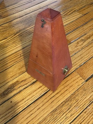 Seth Thomas Metronome De Maelzel vintage Cherry Super Clean ship tomorrow
