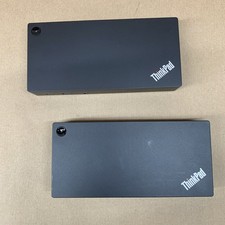 Lot of 2 Lenovo ThinkPad Universal USB-C Dock 3x 40AS - TESTED