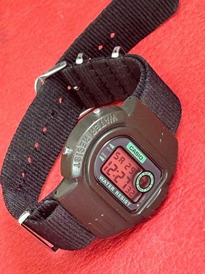 CASIO NF-11 Digital Watch Tested 4.1cm Case NATO Strap Fashion