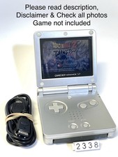 Nintendo Game Boy Advance SP Console AGS-001 Silver In Very Good Condition.
