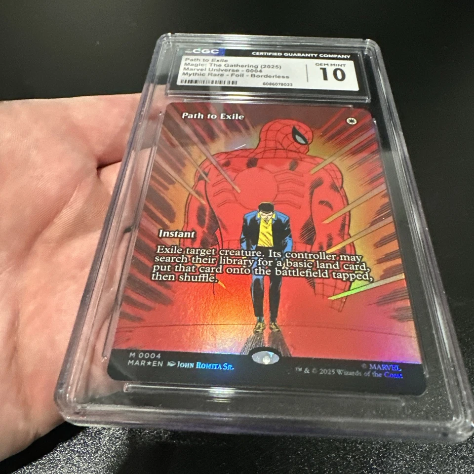 MTG Borderless Marvel Eternal-Legal MAR Path to Exile CGC Gem Mint 10 🔥 - Image 2 of 4