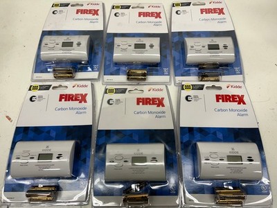 6PK Kidde Firex AA Battery Powered Digital Carbon Monoxide Detector 21030262