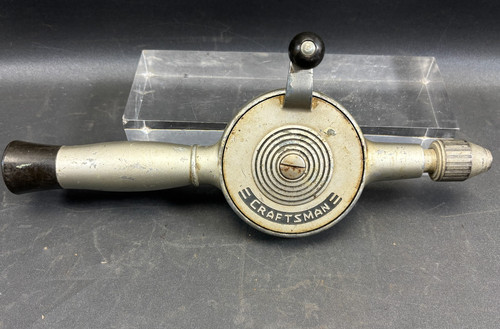 Vintage Craftsman Aluminum Eggbeater Hand Drill Jacobs 12"
