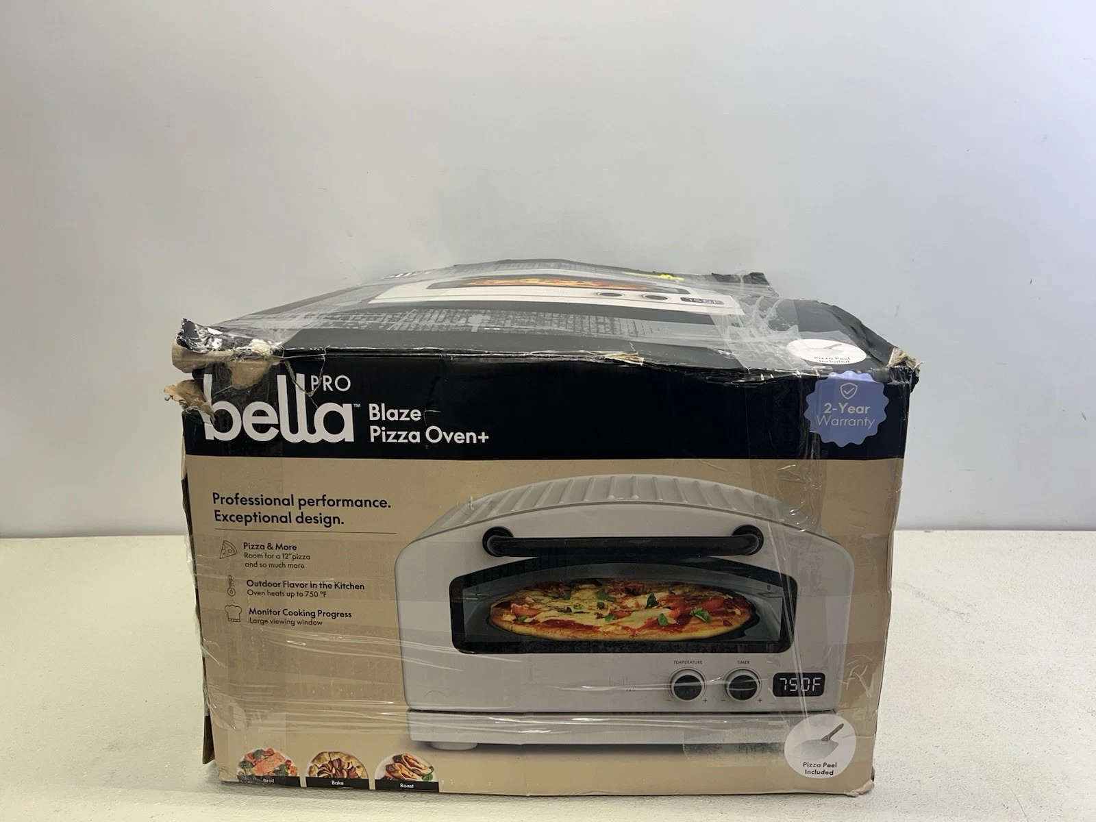 bella PRO - Blaze Oven+: Pizza, Broil, Bake & Roast 90247 - Oatmilk -
