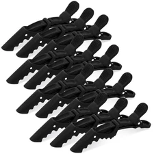 Alligator Clips for Hair Styling 12 PCS Matte Crocodile Clips for Sectioning