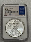 2014 W Burnished Silver Eagle NGC MS 70 ~ Mercanti Signature NO SPOTS ~ PRISTINE
