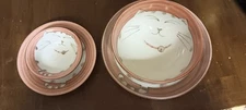 Set Of 2 Plates And 2 Bowls Various Sizes