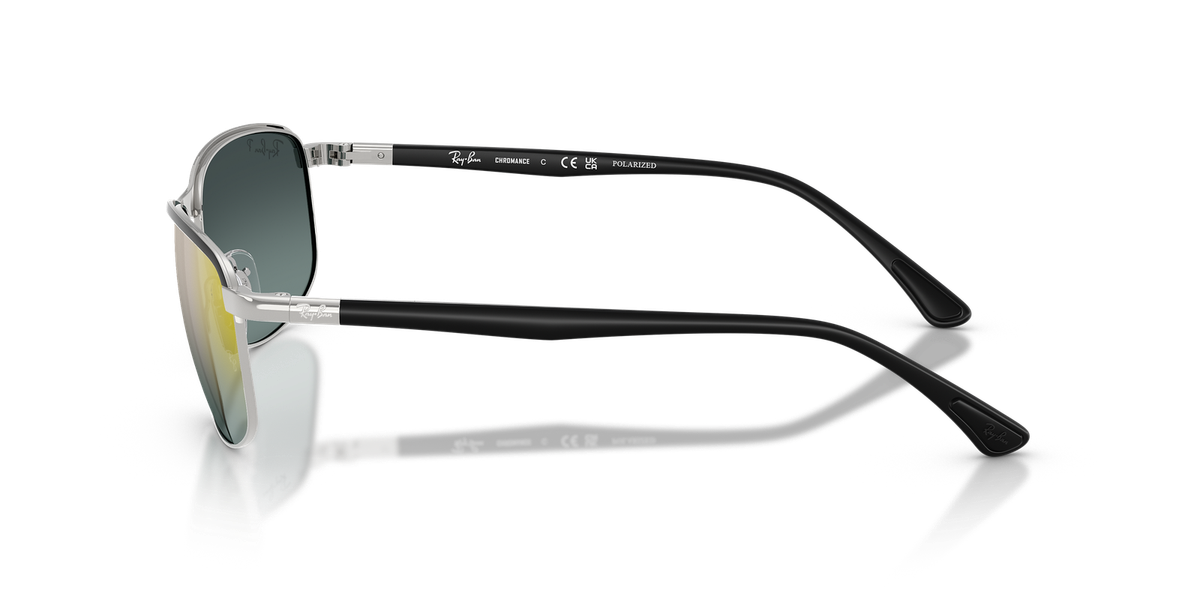 Ray-Ban RB3671CH Chromance Black on Silver/Gold Polarized 60 mm