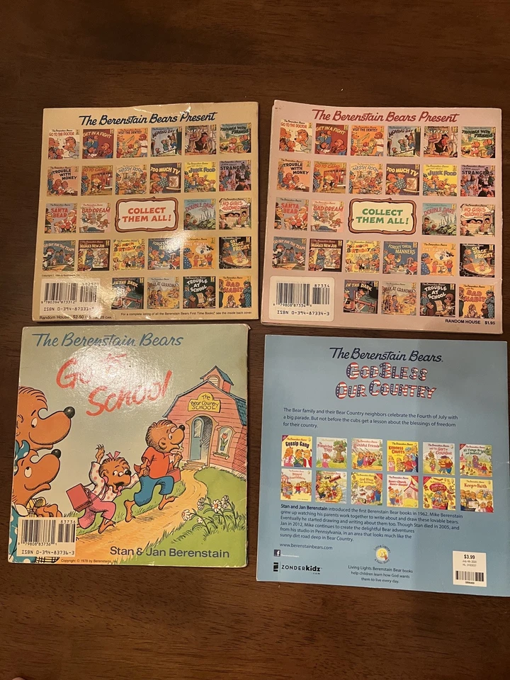 Vintage Easy Reading Books 1978 -2015 Lot of 4 Berenstain Bears by Jan Bernstein - Image 2 of 4