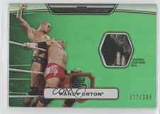 2010 Topps Platinum WWE Relics Green 327/399 Randy Orton #97 06fs
