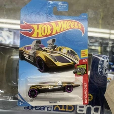 Mattel 2018 Hot Wheels Treasure Hunt #93 HW Game Over 3/5 TWIN MILL Gold MOC