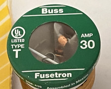 FUSES 30amp 2-pk heavy-duty motor protection time-delay Cooper Bussmann BP/T-30
