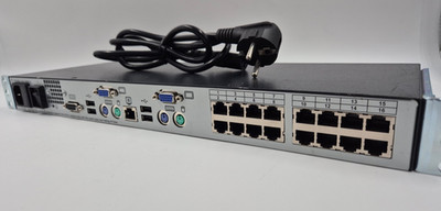 HP AF617A 16-Port KVM Server Console Switch 513736-001 Rackmount