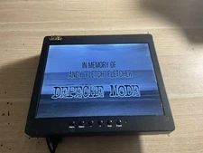 Tote Vision- 9.7” LED CCTV Monitor ( Model LED-1003HD ) TESTED, /JUA2626