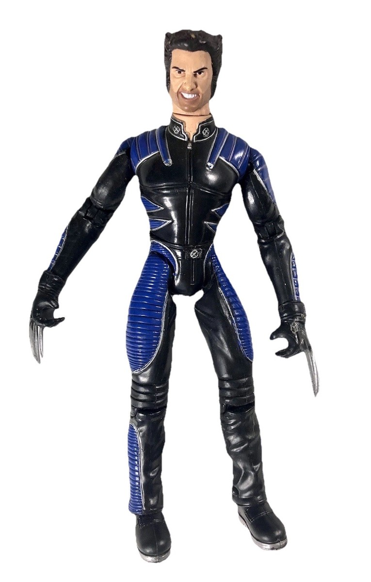 X-Men Movie Action Figure Wolverine Blue Suit 2000 Marvel Toy Biz