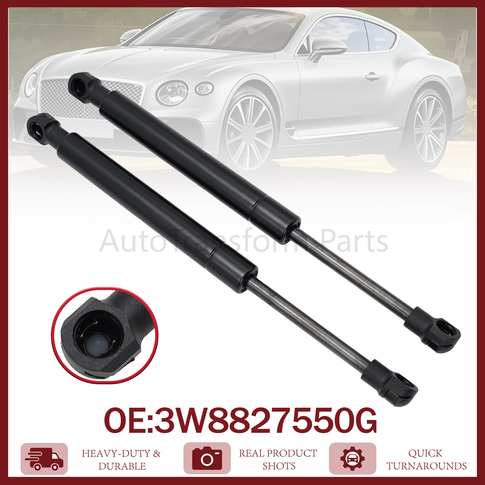 Bentley Continental GT 2004-2018 Right Trunk struts Set