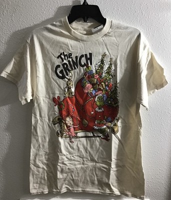 The Grinch  Dr. Seuss Hybrid Apparel  Sleigh Graphic T-shirt Size M