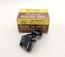 Vintage Williams Rear Receiver Peep Sight 5d Norwegian Krag Wbox One Screw
