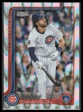 2025 Topps Chrome #215 Dansby Swanson Raywave Refractor