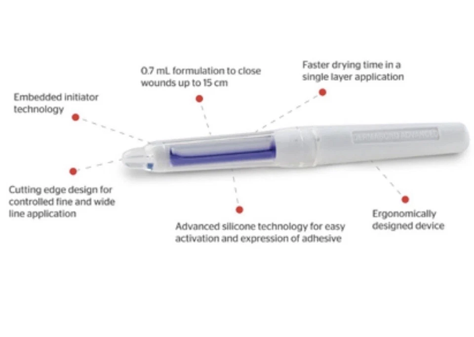 Dermabon Advanced Topical Skin Adhesive Lot of 3 DNX12  0.7mL EXP 2027 - Image 2 of 2