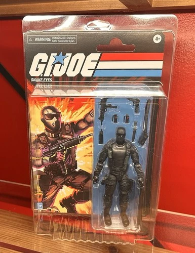 GI Joe Classified Retro Carded Snake Eyes - In MOC Masters GBTC Case - 2022
