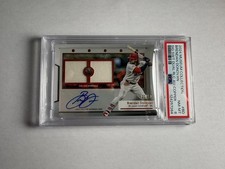 BRENDAN DONOVAN 2024 Topps Museum Collection  1/50 Dual Relic AUTO PSA 8
