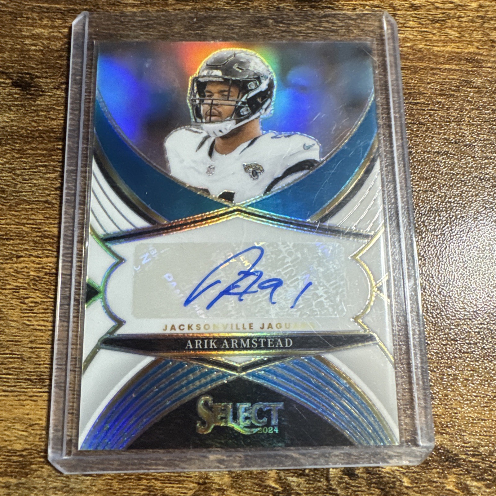 Arik Armstead 2024 Panini Select #SSP-AAD Signatures White Prizm #/50 Auto