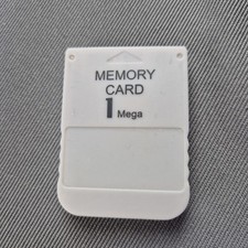 Tarjeta de memoria PS1 بلايستيشن 1 PSX gris claro 1 MB
