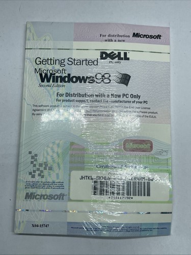 MICROSOFT WIN 98 2nd EDITION CD OPERATING SYSTEM / 3.5 FLOPPY BOOT DISC - Picture 2 of 5