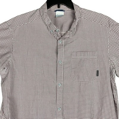 Columbia Mens XL Short Sleeve Button Front Outdoor Adventure Essential Shirt