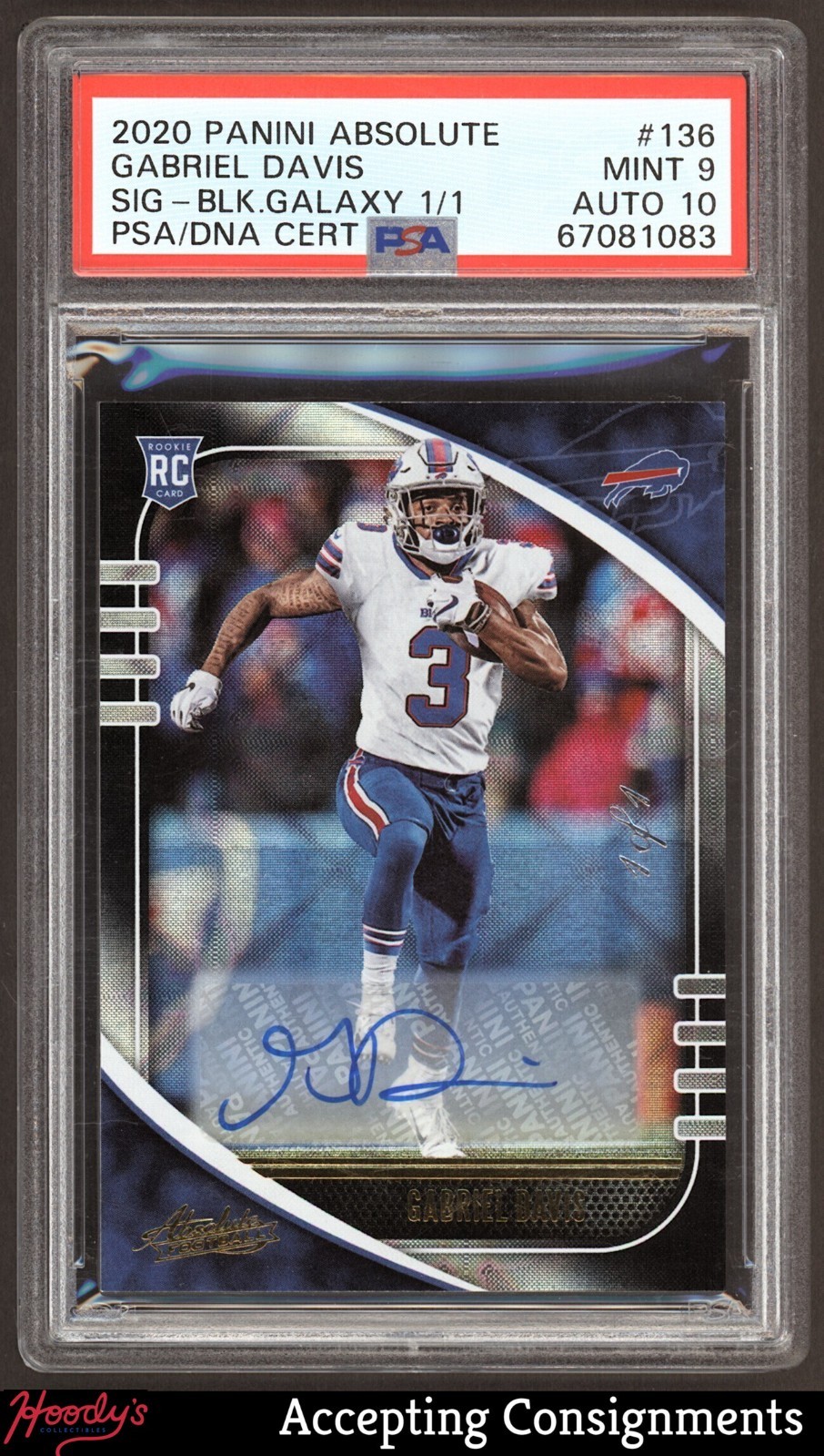 Gabriel Davis Panini Absolute #136 Signature