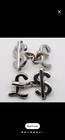 LINKS of LONDON 1992 Sterling Silver Dollar & Pound Cufflinks 11.3 grams — photo 4