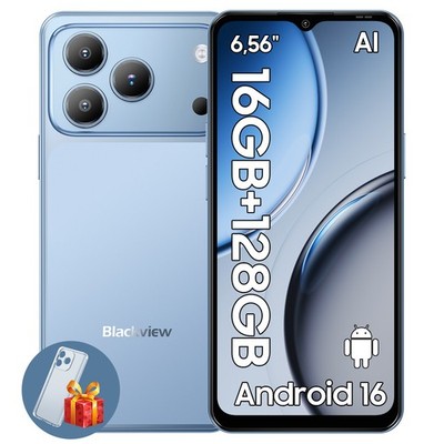 Blackview WAVE 7C 4G Smartphone 16GB+128GB 6,56'' Android 16 Dual SIM Handy 32MP