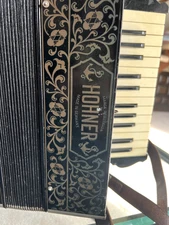 Vintage Hohner Piano Anchor Accordion 25 treble keys 12 bass buttons