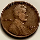 1929-D Lincoln Wheat Cent Penny Good Very Good Denver Mint BN1084