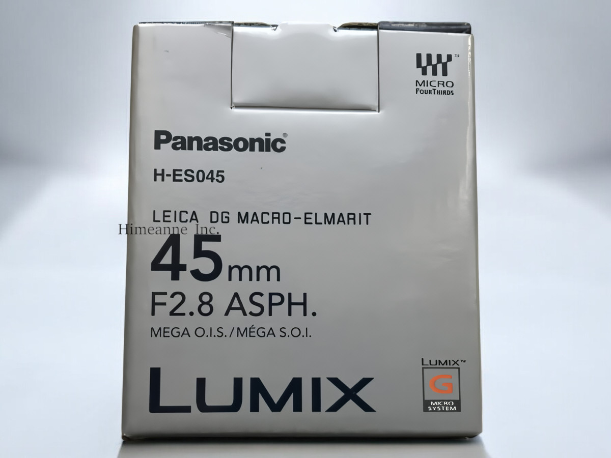 PANASONIC LEICA DG MACRO ELMARIT 45mm F2.8 ASPH. MEGA O.I.S. Lens H-ES045 Camera