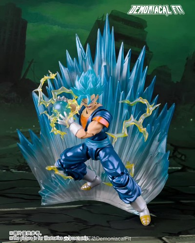 Trump Card Power Even Gods Fear Vegetto Dragon Ball Demoniacal Fit 6" Official - Picture 5 of 9