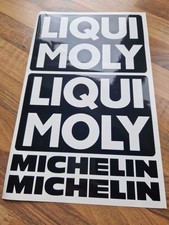 Motorsport Sponsoren Aufkleber Tuning Racing Sticker Set 4 x 18 cm