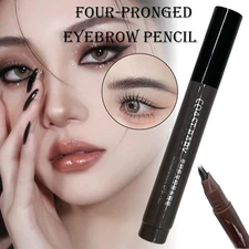 Multi-Fork Wild Eyebrow Pen Liquid Tattoo Brow Pencil 3D Fine Tips Realistic: