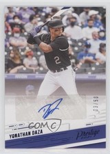 2021 Panini Chronicles Prestige Auto Blue 3/50 Yonathan Daza #PR-YD Auto fm0