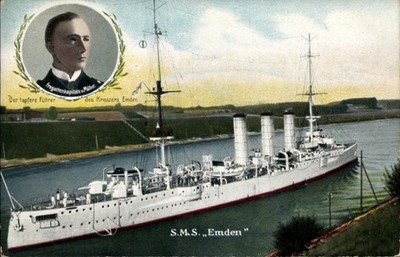 Ak Deutsches Kriegsschiff, SMS Emden, Kaiserliche Marine,... - 5074955