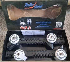 Rollergard Ice Skate Guard - Turn Hockey Skates into Roller Skates 1 Pair Black